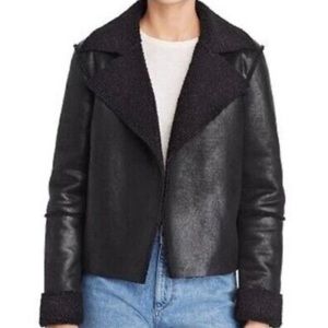 Vigoss Faux Shearling Cropped Jacket Size Medium